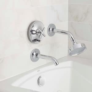 Purist 1-Handle Tub and Shower Faucet Trim Only in Polished Chrome (Valve Not Included)