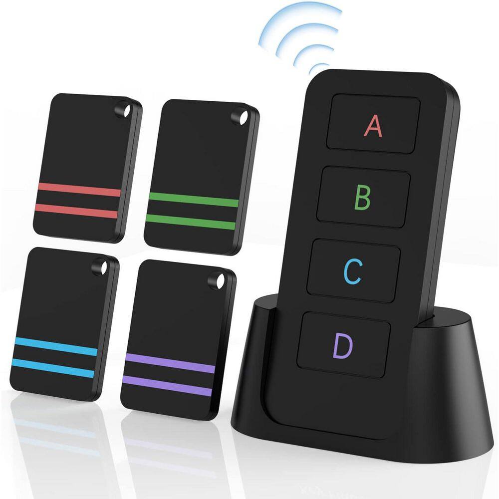 Remote Finder Accessory with Loud Beeper and 120 ft. Range for Keys, Phones, and Pets Pack of 4 price history on PriceWatchPro