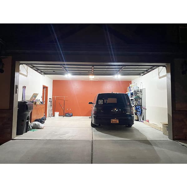 110 Volt LED Plastic Garage Light,150W Ultra Bright Shop Light with 5 Adjustable Panels,Ceiling Lights ,Workshop,2 Pack