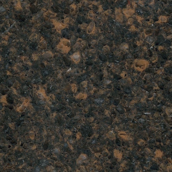 2 in. Quartz Countertop Sample in Volcanic Rock