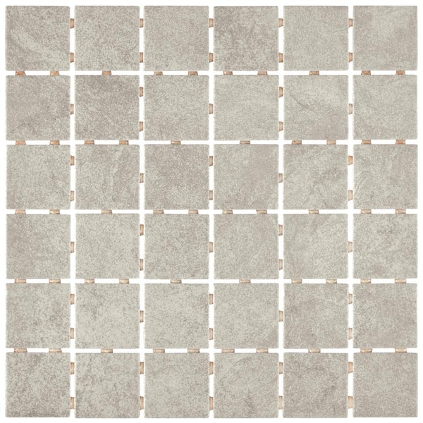 Mid Grey 203 Vitreous Mosaic Tiles 10mm 