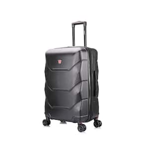 Zonix 26 in. Black Lightweight Hardside Spinner Suitcase
