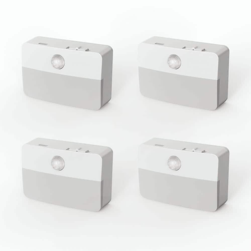1-Light LED Motion Sensor Night Light, Rechargeable LED Night Light, 35LM Soft White for Stairs, Hallway[4-Pack] price history on PriceWatchPro