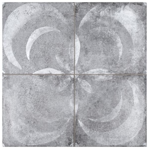 Kings Vendome Gris 17-3/4 in. x 17-3/4 in. Porcelain Floor and Wall Tile (11.1 sq. ft./Case)
