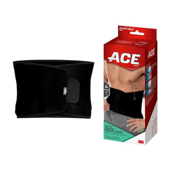 Ace One Size Adjustable Contoured Back Support