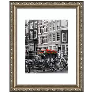 11 in. x 14 in. Parisian Silver Wood Picture Frame Opening Size (Matted To 8 in. x 10 in.)