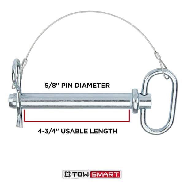 TowSmart 5/8 in. x 4-3/4 in. Steel Clevis Pin 1205 - The Home Depot
