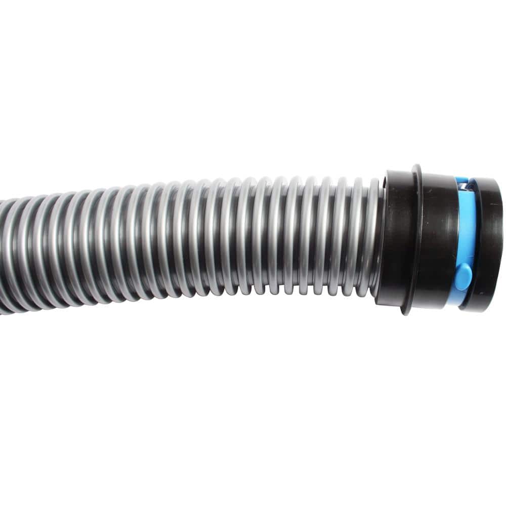 30 Ft. Gray Flexible Vacuum Hose with Multi-Brand Adapters