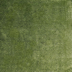 Take Home Turf Sample - Emerald Green Precut 4 in. x 4 in. x 38mm Green Artificial Grass Rug
