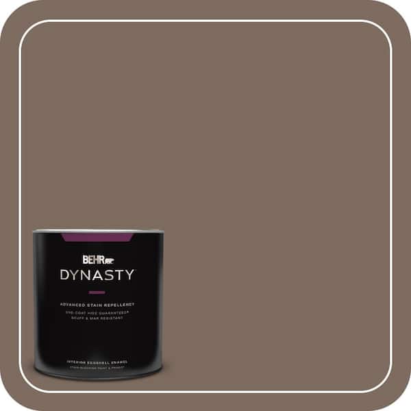 BEHR DYNASTY 1 qt. #N180-6 Derby Eggshell Enamel Interior Stain-Blocking Paint and Primer