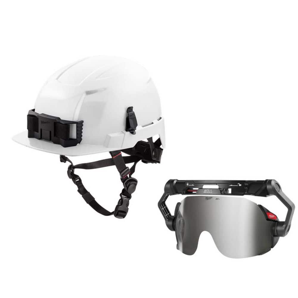 Milwaukee BOLT White Type 2 Class E Front Brim Non-Vented Safety