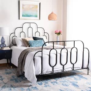 Paloma Black Metal Queen Platform Bed