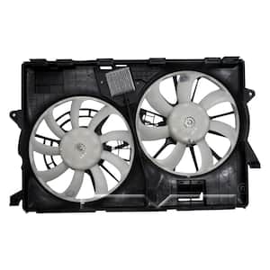 Dual Radiator and Condenser Fan Assembly 2014-2019 Jeep Cherokee