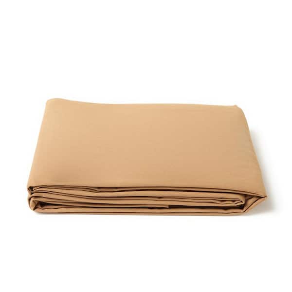 TarpsNow 7 ft. x 9 ft. Tan 20 Mil Commercial Grade Heavy Duty