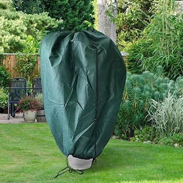 Frost Protection Fleece Garden Plant Warming Jacket Covers 2 Pack 