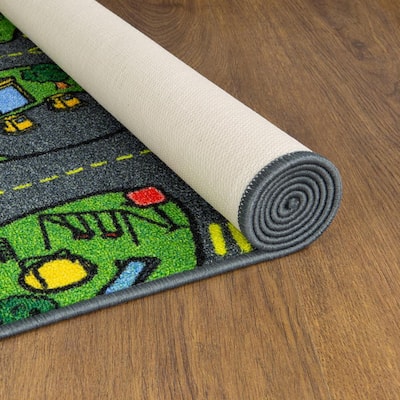 Car Kids Rugs The Home Depot, Childrens Car Rugs