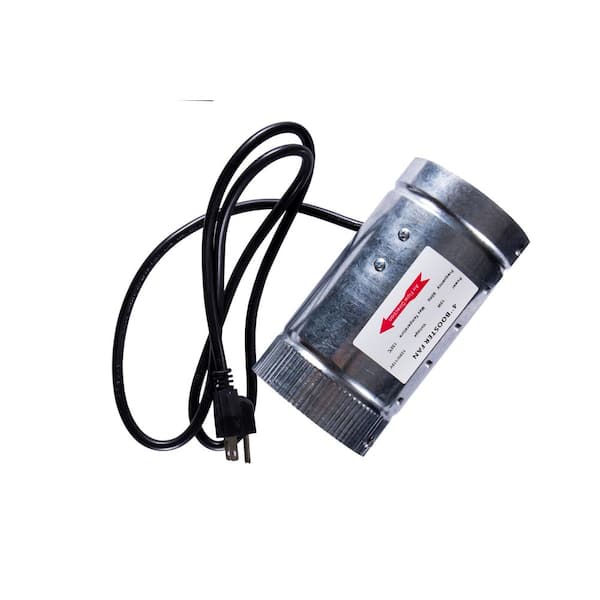 100 CFM 4 in. Booster Fan for Indoor Garden Ventilation 100 CFM 4 in. Booster Fan for Indoor Garden Ventilation