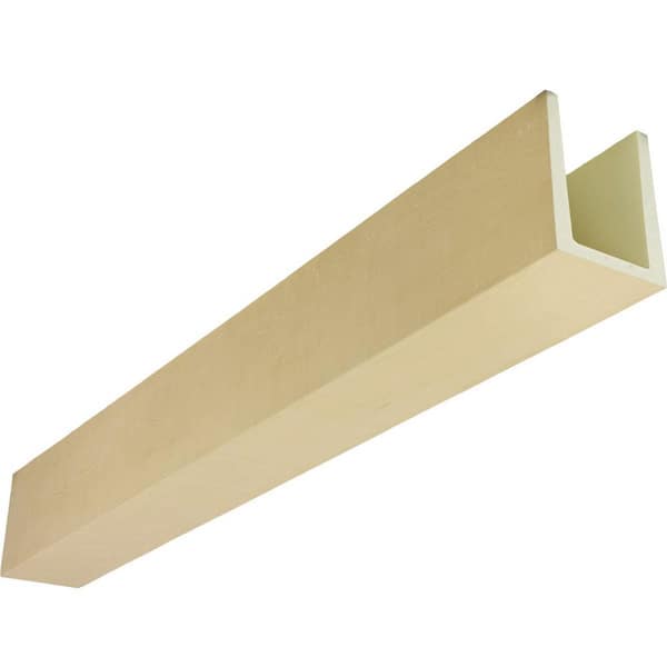 Ekena Millwork Heritage Timber 9.5 in. x 9.5 in. x 24 ft. Rustic Sawn Primed Tan Faux Wood Beam