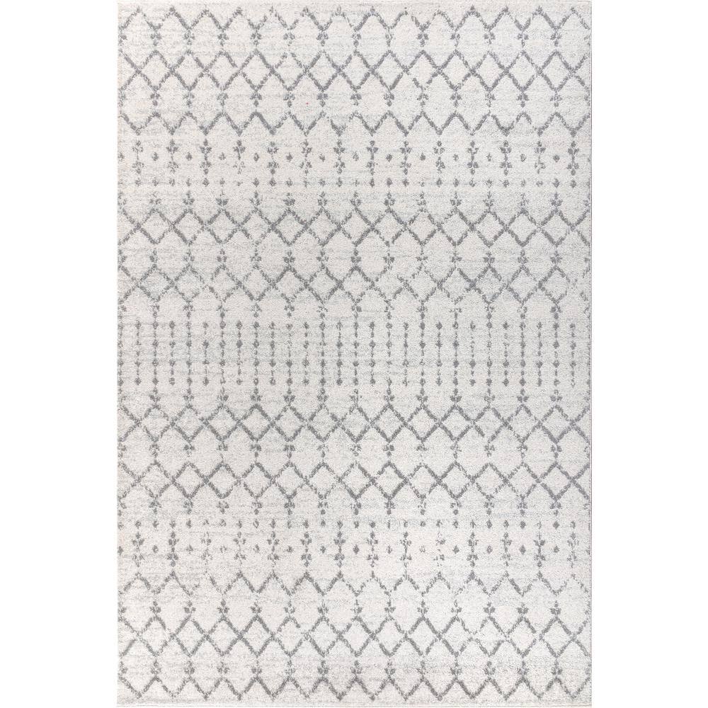  9 ft. x 12 ft. JONATHAN Y Cream/Gray Area Rug