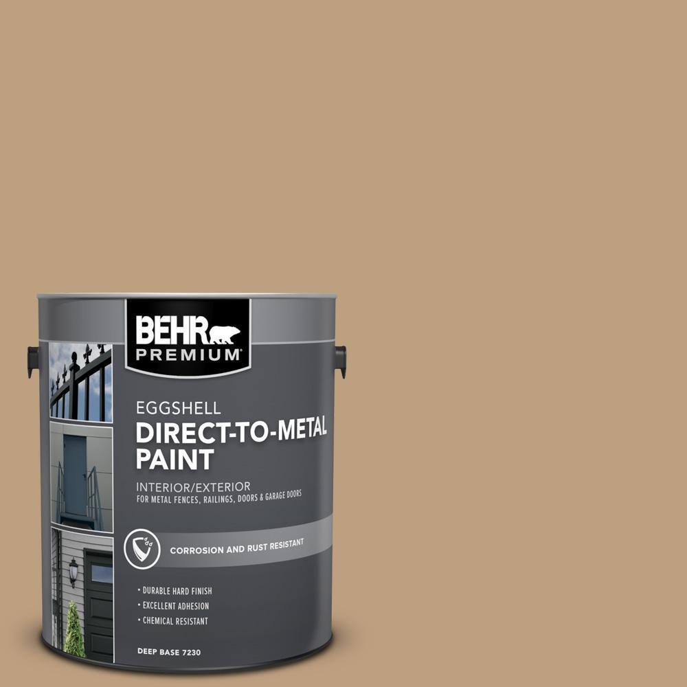 BEHR PREMIUM 1 gal. #N270-4 Oxford Street Eggshell Direct to Metal ...