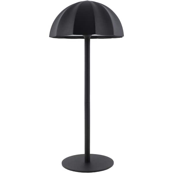 Livabliss Furnas FRN-013 14 in. H x 6 in. W x 6 in. D Accent Table Lamp, Black