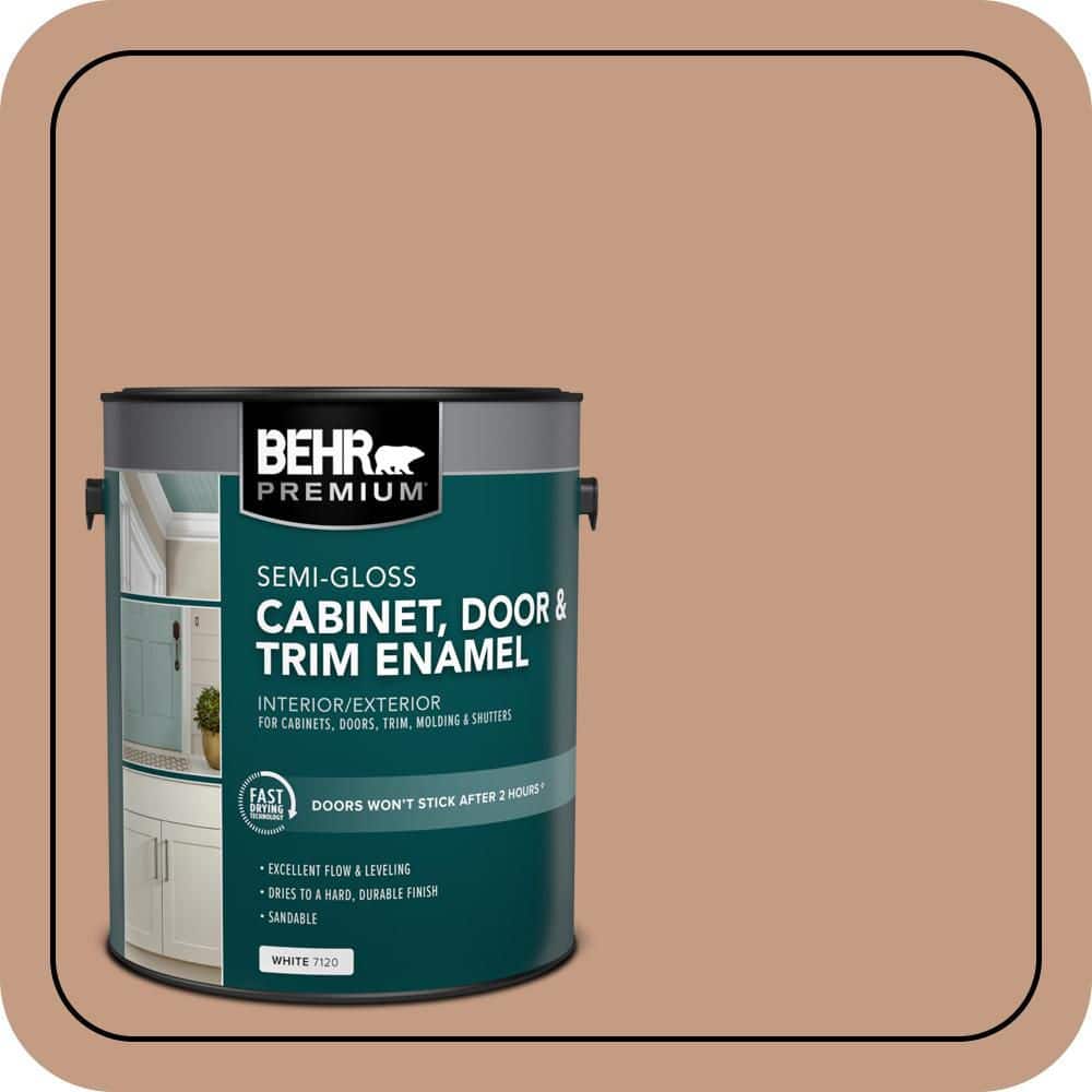 45R ドットワカメ （ブラウン） BEHR PREMIUM 1 gal. #S210-4 Canyon Dusk Semi-Gloss Enamel Interior