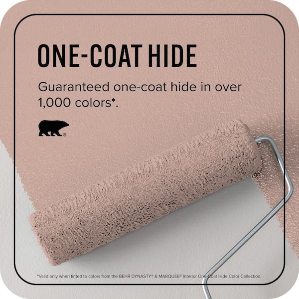 BEHR DYNASTY #MQ1-50 Art Deco Pink One-Coat Hide Satin
