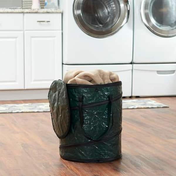 Green Collapsible Pop Up Hamper