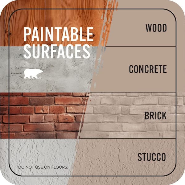 BEHR PREMIUM PLUS 1 gal. #N190-4 Rugged Tan Flat Exterior Paint