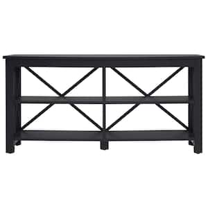 Sawyer 50 in. Black TV Stand Fits TV's up to 55 in.