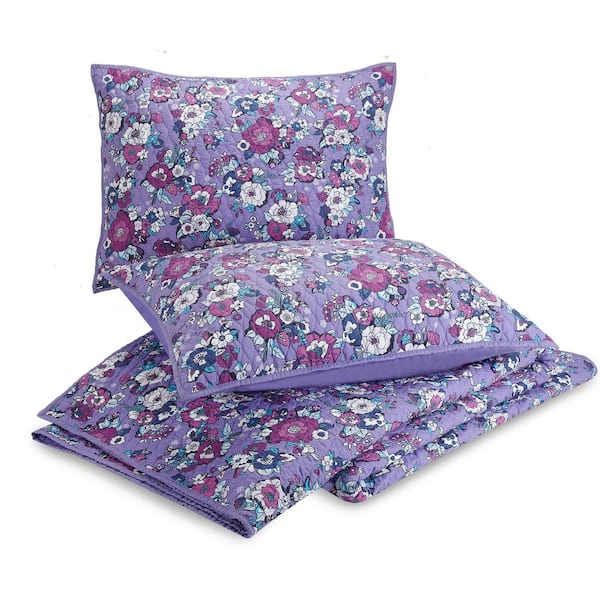 Vera bradley purple discount blanket