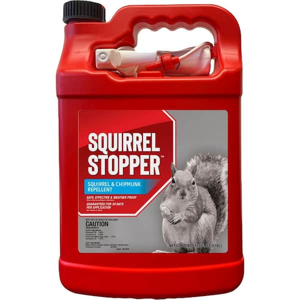 ANIMAL STOPPER Squirrel Stopper Animal Repellent, Gallon Ready-to-Use with Nested Sprayer