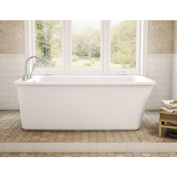 MAAX Lounge 64 in. Acrylic Reversible Drain Non-Whirlpool