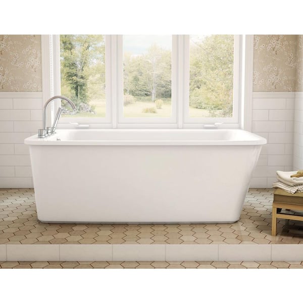 MAAX Lounge Acrylx 64 in. x 34 in. Freestanding Soaking Bathtub