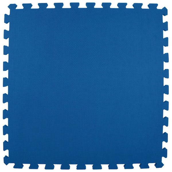Greatmats Premium Royal Blue 24 in. W x 24 in. L Foam Kids and Gym Interlocking Tiles (58.1 sq. ft.) (15-Pack)
