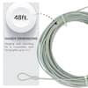 Newhouse Lighting 48 ft. String Light Hanging, Mounting Kit, Wire, Mounting  Hooks STRINGKIT2 - The Home Depot