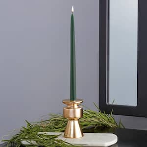12 in. Dipped Taper Dark Green Dinner Candle (Box of 12)