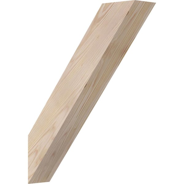 Ekena Millwork 3 1/2"W x 16"D x 20"H Traditional Smooth Knee Brace, Douglas Fir