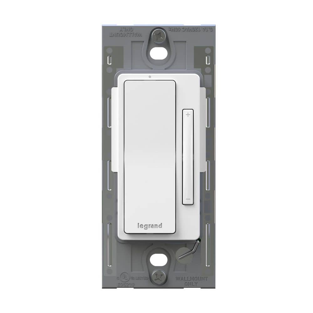 Radiant with Netatmo White Wired Remote Smart Rocker Dimmer Switch for LED/Halogen/Incandescent Bulbs (1-Pack) price history on PriceWatchPro