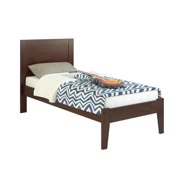 Donco Kids Brown Cappuccino Twin Panel Bed with Trundle