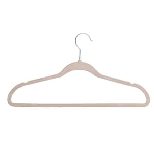 OSTO Pink Velvet Hangers 100-Pack OV-113-100-BLSH-H - The Home Depot