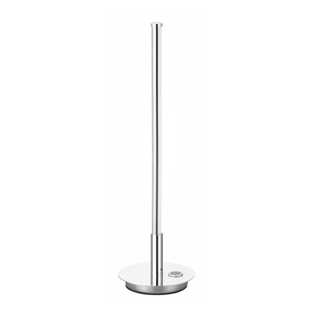 Keira 16.5" Chrome LED Modern Table Lamp