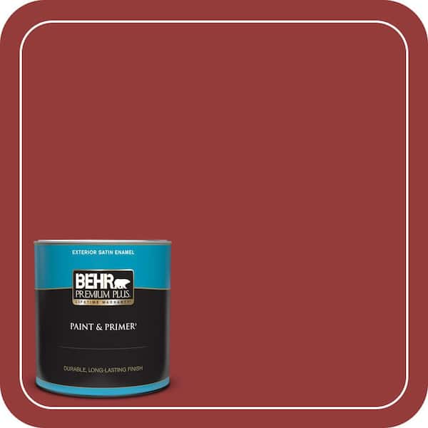 BEHR PREMIUM PLUS 1 qt. Home Decorators Collection #HDC-WR15-12 New Sled Satin Enamel Exterior Paint & Primer