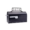 Architectural Mailboxes Manhattan Address Plaque Black