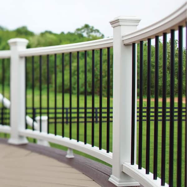 Trex Transcends 4 in. x 4 in. x 39 in. Classic White Composite Post Sleeve