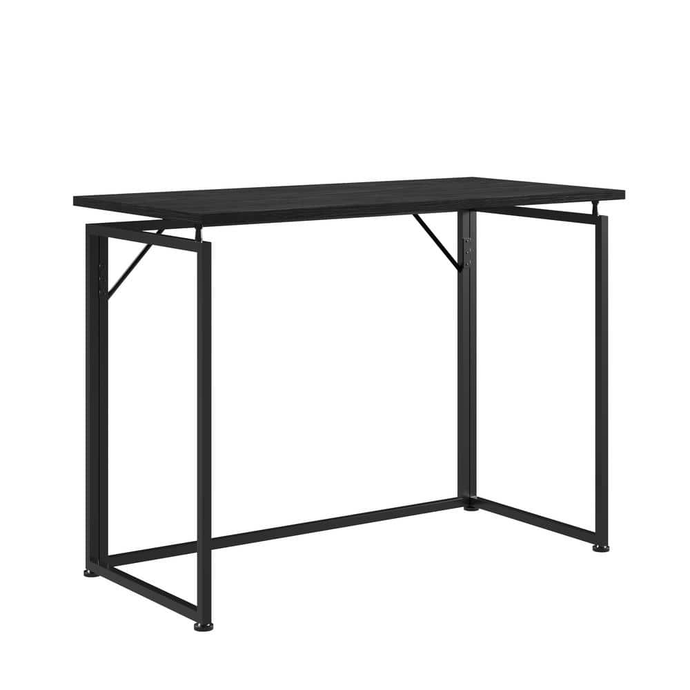 Black Particle Board Foldable Computer Desk