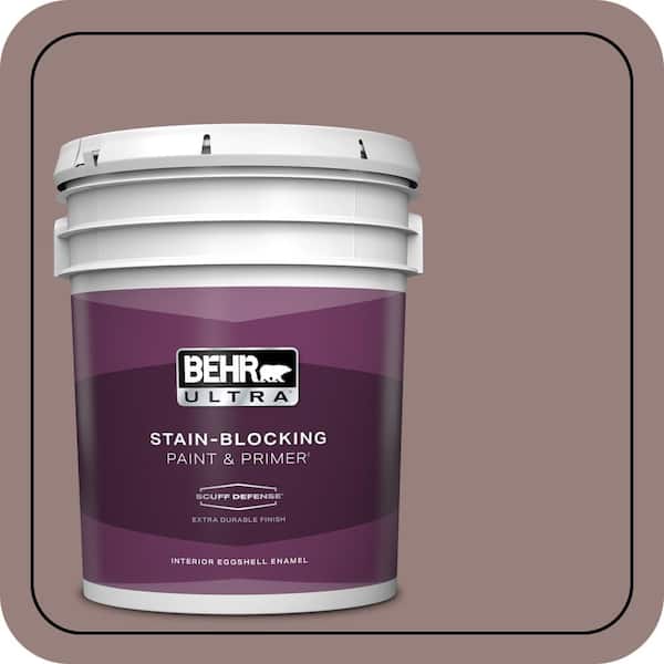 BEHR ULTRA 5 gal. #N130-5 Mystere Extra Durable Eggshell Enamel Interior Paint & Primer