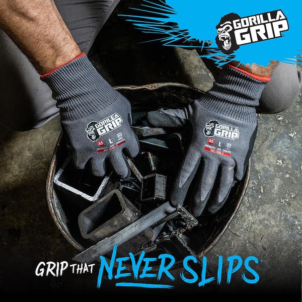 GORILLA GRIP Extra Large Precision Grip ANSI A5 Cut Resistant Work