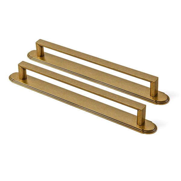antique gold dresser pulls Two Pack 5 Inch Brass Cabinet Pulls Antique Floral Patter
