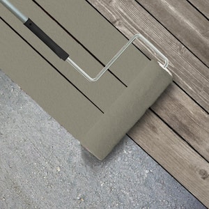 1 gal. #MS-52 Timber Textured Low-Lustre Enamel Interior/Exterior Porch and Patio Anti-Slip Floor Paint